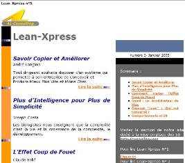Abonnez-vous à Lean-Xpress