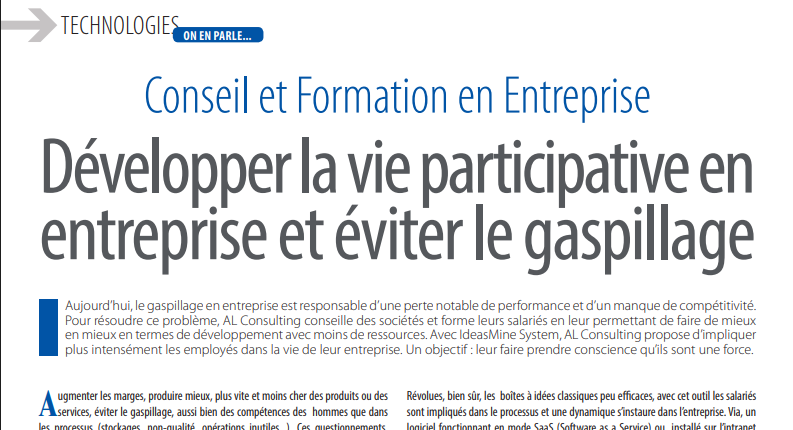 Article Informations-Entreprise sur AL Consulting