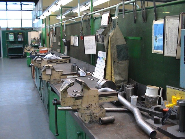 Poste d’atelier avant une démarche 5S