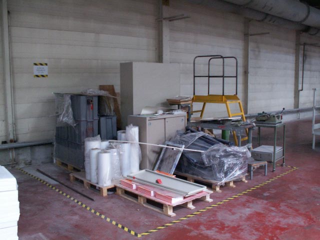 Zone de stockage industrielle avant 5S